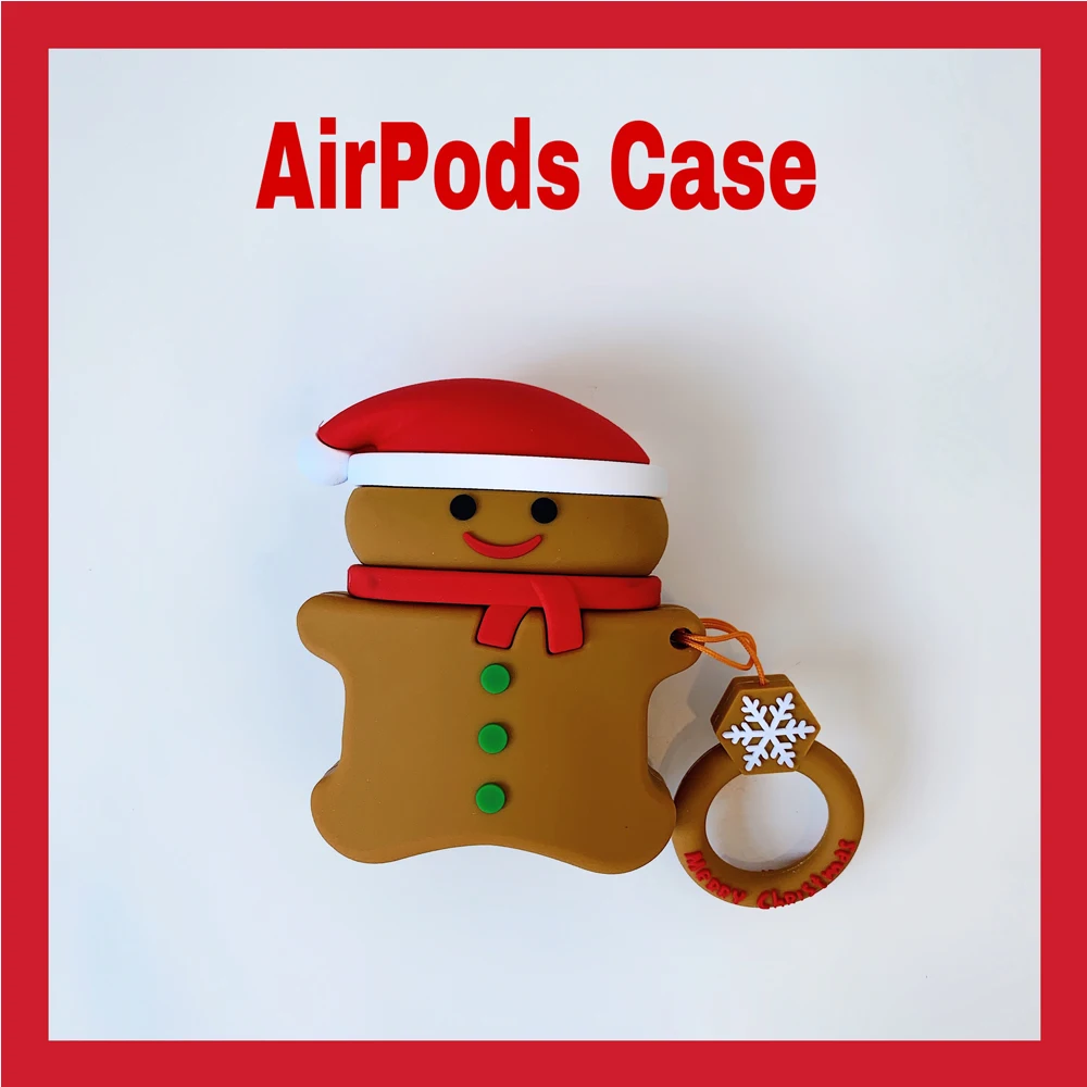 3D мультфильм Рождество для Apple AirPods Pro зарядка Мягкий ТПУ чехол беспроводной Bluetooth наушники чехол - Цвет: 2
