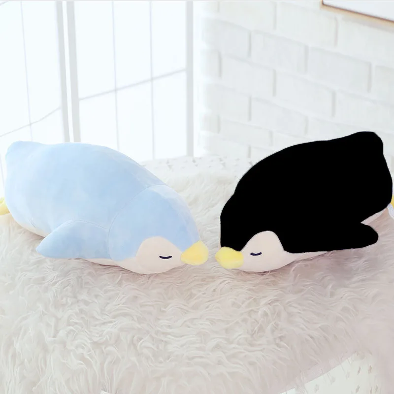 Детская плюшевая игрушка мягкая подушка 35 см милая кукла пингвина для