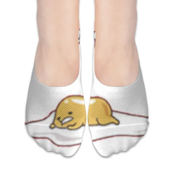 

Versiﾳn Japonesa De Harajuku Lindo Huevo Perezoso Divertidos Dibujos Animados Casual sock