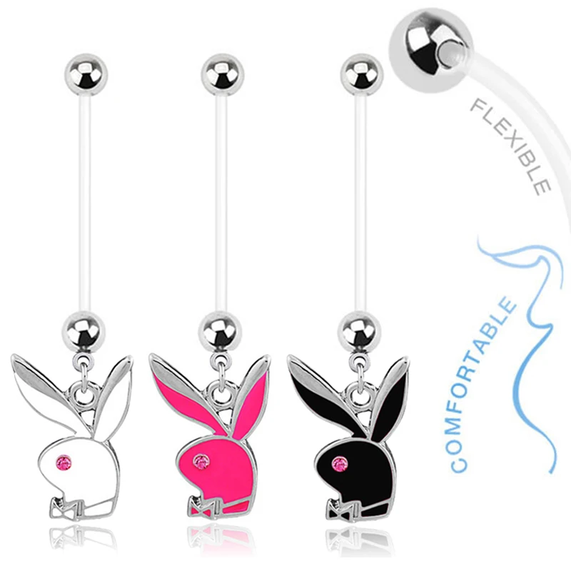 Из мультфильма Холодное сердце 1 шт. кролик пирсинг-серьги для пупка кольца