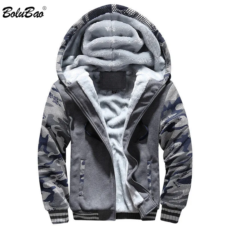BOLUBAO Winter New Men Casual Hoodies Men's Thick Warm Hooded Sweatshirts Brand Clothing Camouflage Hoodie Sweatshirt Male BOLUBAO Winter New Men Casual Hoodies Men's Thick Warm Hooded Sweatshirts Brand Clothing Camouflage Hoodie Sweatshirt Male