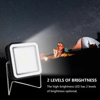 

Solar Camping Light USB Energy Saving 360 Degree Rotatable Work Light for Outdoor Camping Barbecue Work