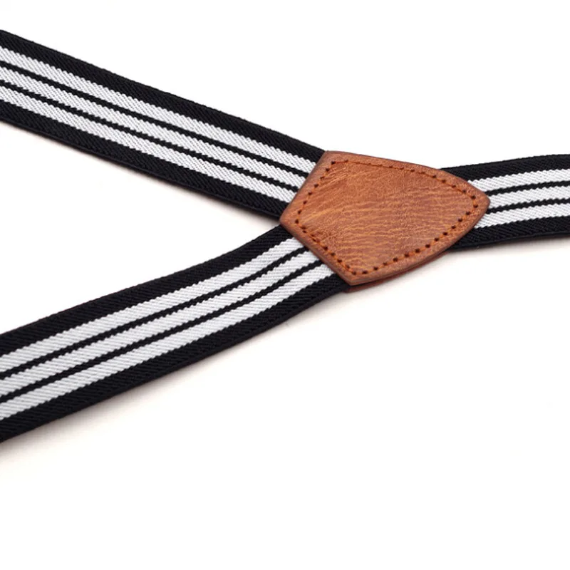 2019 Детские аксессуары милые детские Эластичные подтяжки в полоску для мальчиков