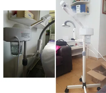 

Facial Steamer with Hot Ozone 5X Magnifying Lamp 2 in 1 Beauty Mag Light and Magnifier Spa Salon Skin Care Treatment beauty tool