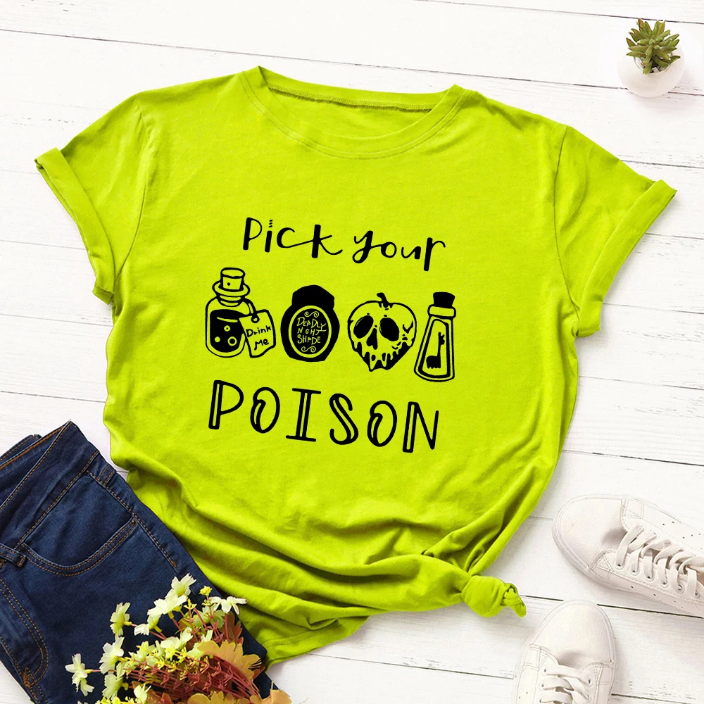 JFUNCY Plus Size Halloween Clothes Women T-shirts Female Short Sleeve Tee Tops Woman Casual Tshirt 2020 Summer Cotton T Shirt