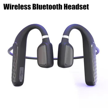 

Wireless Bluetooth 5.0 Earphone Bone Conduction HD Call Sports Waterproof Headsets Button Control Headphone with Microphone MD04