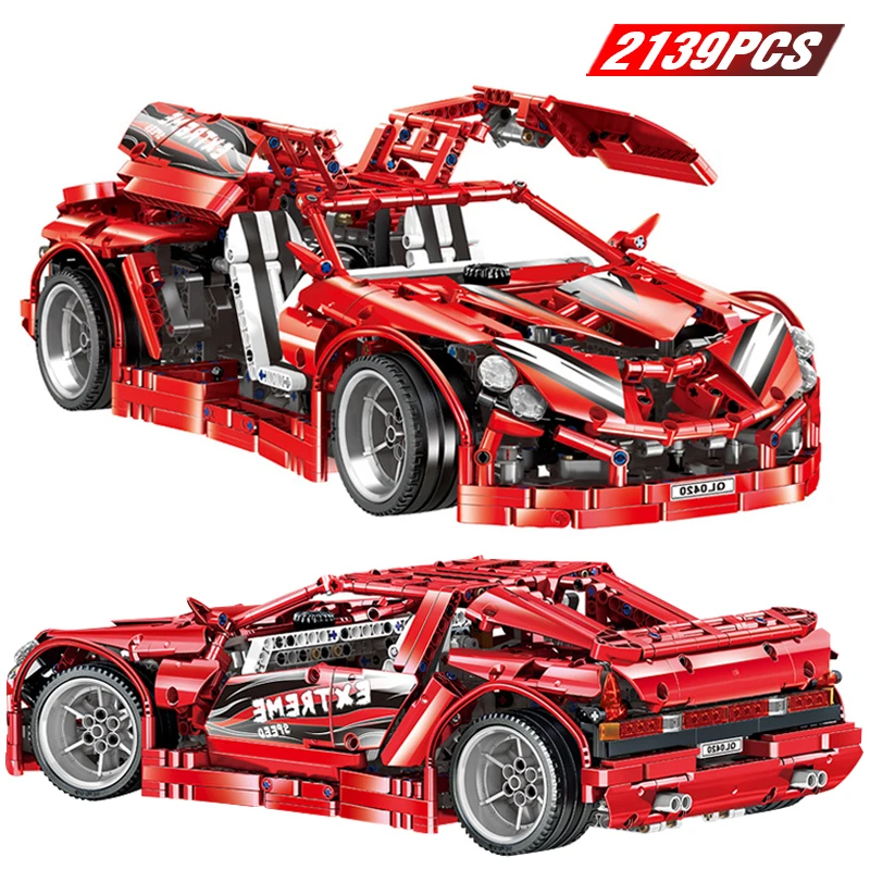 Technic GT Форсаж суперкар строительные блоки статическая супер модель автомобиля
