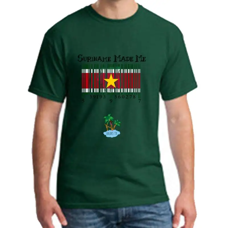 

printed Suriname Made Me tshirt big size s~5xL Short-Sleeve Original Hipster homme t-shirts Clothes top tee