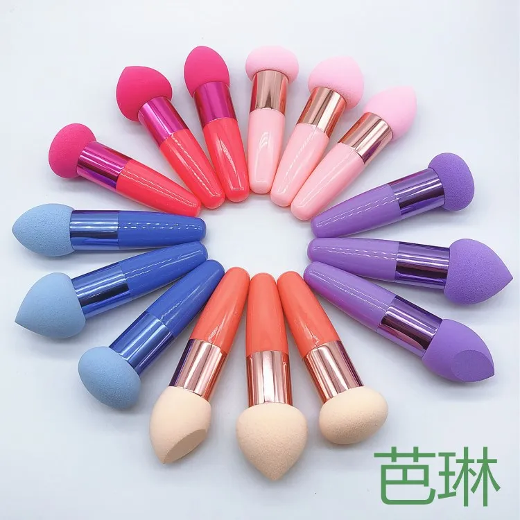

High Grade Cotton Pad Mushroom Head Brush Puff Mushroom Head fen pu bang Gourd Powder Puff Blush Brush Cotton Puff Brush