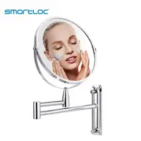 smartloc Extendable  8 inch 1X5X Magnifying Bathroom Mirror Smart Mirror Makeup  Wall Mounted Mirror Bathroom Mirror Cabinet 2