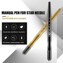 

1pcs Borala Starry sky Tattoo Microblading Manual Pen permanent makeup tattoo microblading pen 30pcs Manual Blades Needles
