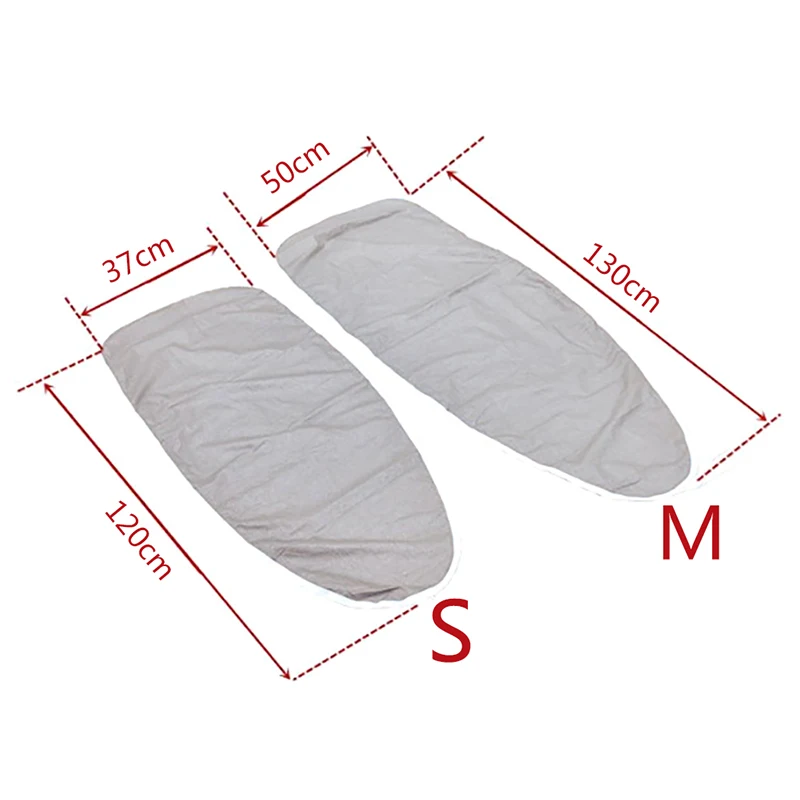 Home Universal Silver Coated Padded Ironing Board Cover & 4mm Pad Thick Reflect Heavy Heat Reflective Scorch Resistant 2 Sizes afbeelding