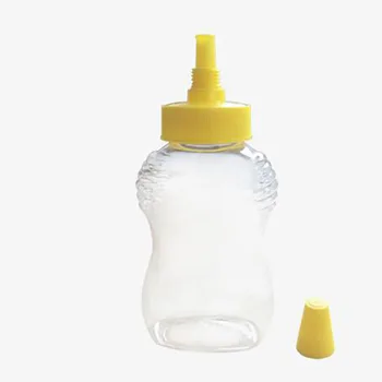 

3pcs Beekeeping tools Transparent Plastic Packing Honey Bottles Empty Dried Candy Sample Packaging Containers