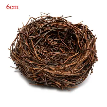

Handmade Vine Brown Bird Nest House Home Nature Craft Holiday Decoration K1MF