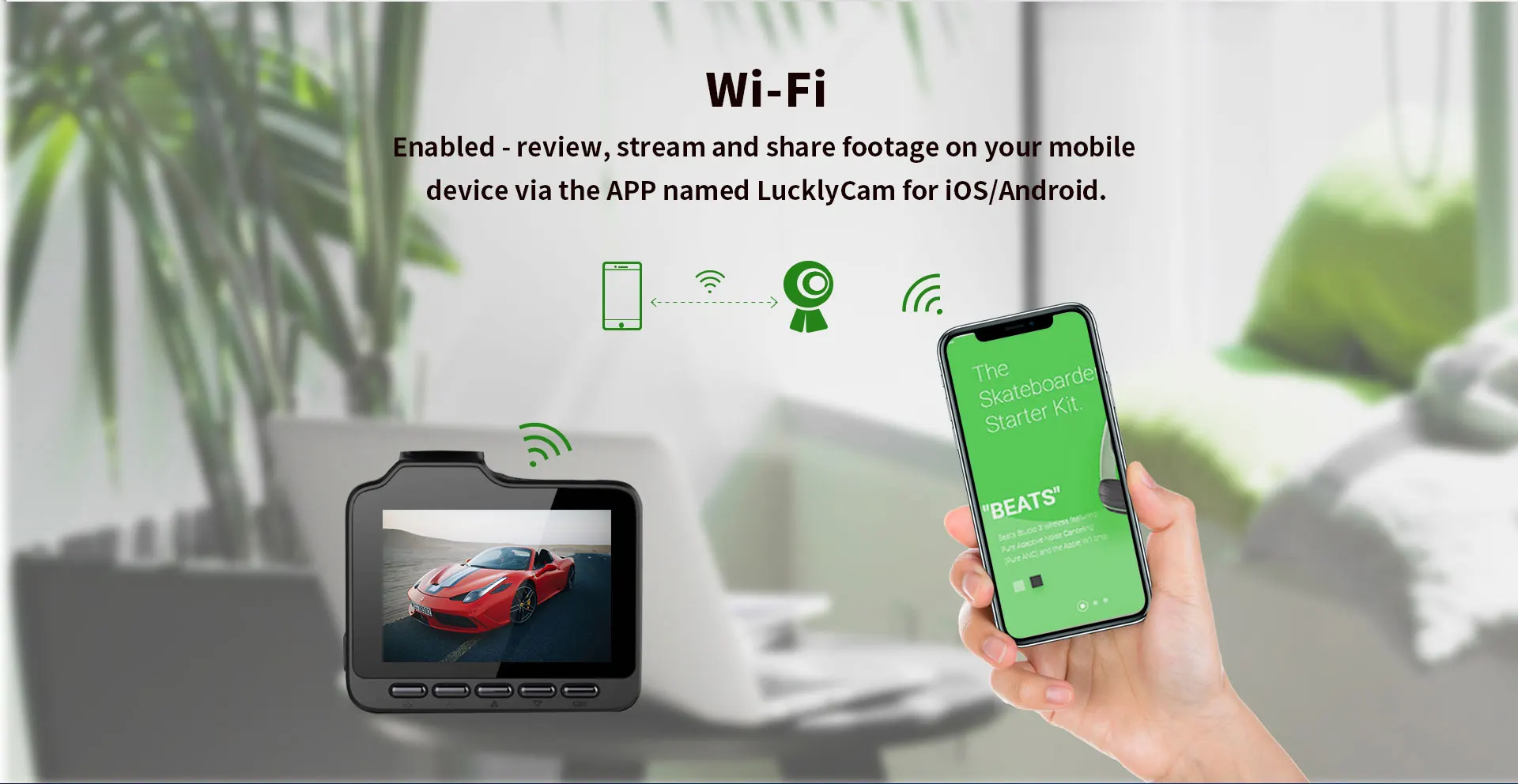JOHOX-True 4K 3840*2160P ultra hd h. 265 wifi gps dashcam