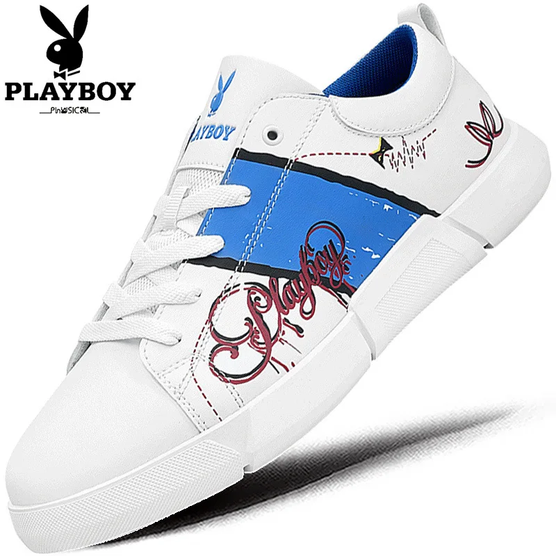 

PLAYBOY Men Shoes 2019 Spring And Autumn New Style Youth Casual Shoes Korean-style Trend Cool Students Flat Shoes