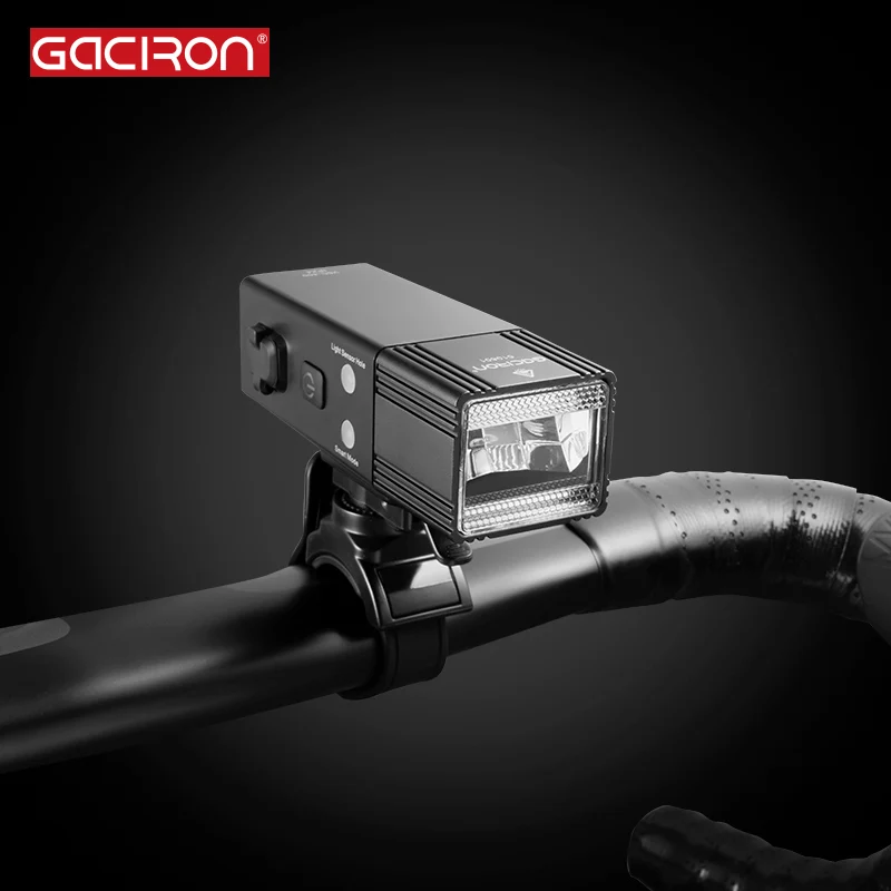 Водонепроницаемый велосипедный светильник GACIRON, перезаряжаемый от USB, на 400 люмен, с проводным выключателем, светильник для езды на велосипеде, с зарядкой от USB|Велосипедная фара| | АлиЭкспресс