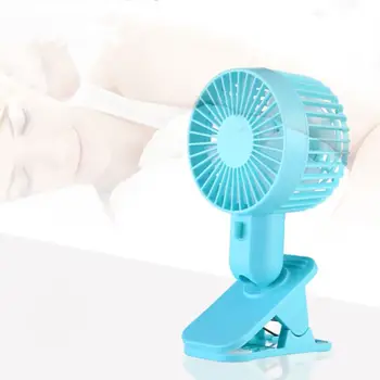 

Fan Clip Electronic Double-Blade Air Cooling Table Adjustable USB Rechargeable Portable Home Office School