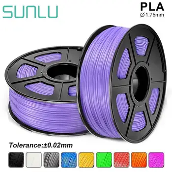 

SUNLU PLA 3D Printer Filament 1.75mm Eco-friendly Accurate Dimension +/-0.02mm 1KG With Spool Degradable Sublimation Blanks