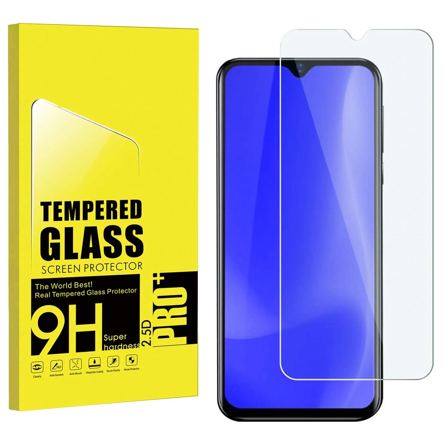 

For Blackview A80 Pro Glass Anti-Scratch Protective Tempered Glass for Blackview A80Pro Screen Protector Cover Film