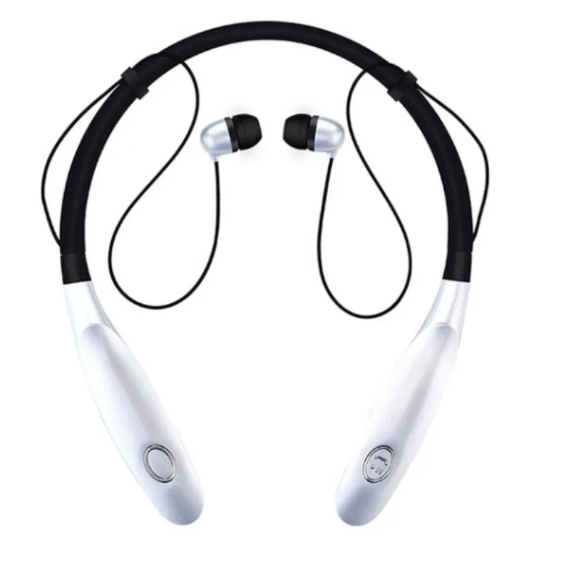 Bluetooth V5 0 Headset Sport Running Headset Wireless Stereo Magnetic Earbud Neckband Earphone Large Power For IPhone Android