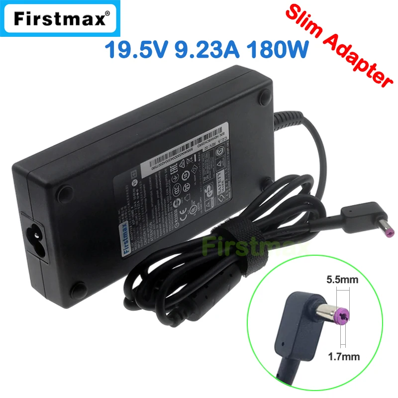 

19.5V 9.23A 180W AC Adapter Charger for Acer ConceptD 5 CN517-71 CN517-71P CN715-71 Laptop Power Supply KP.18001.002 AK.180AP.02