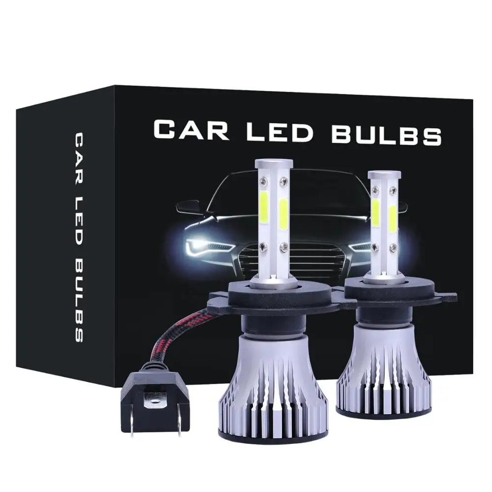 Muxall 12000LM 4 стороны H7 Led Canbus H4 H8 H13 H11 9005 HB3 9006 3000K 6000K 8000K 100W фары лампа, автомобильное освещение 12V автомобили