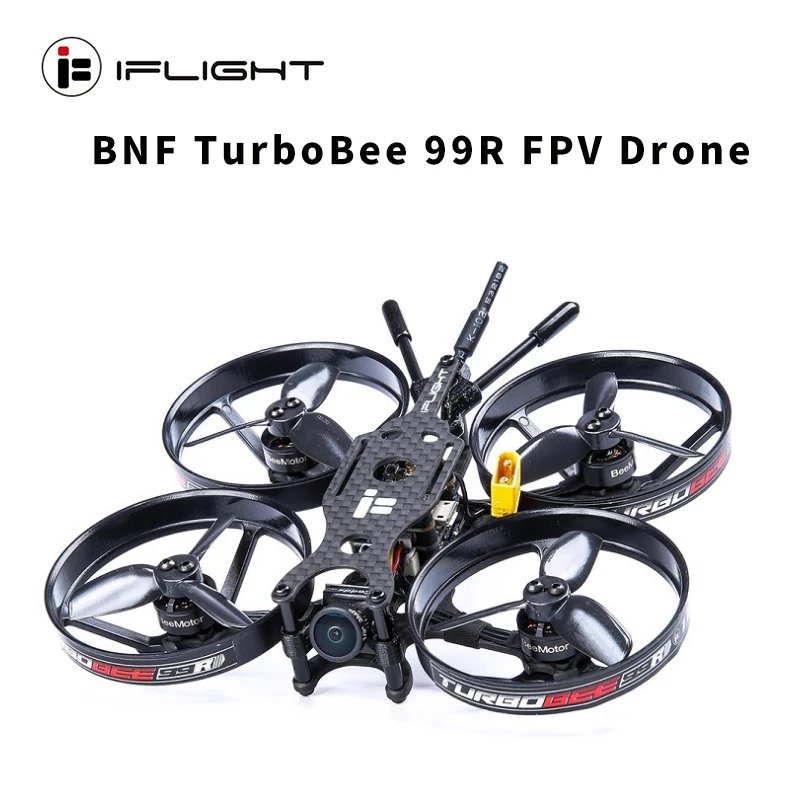 

iFlight TurboBee 99R FPV Racing CineWhoop Drone SucceX F4 12A ESC 1104 8300KV Brushless Motor with Caddx.us Turbo 2.1mm camera