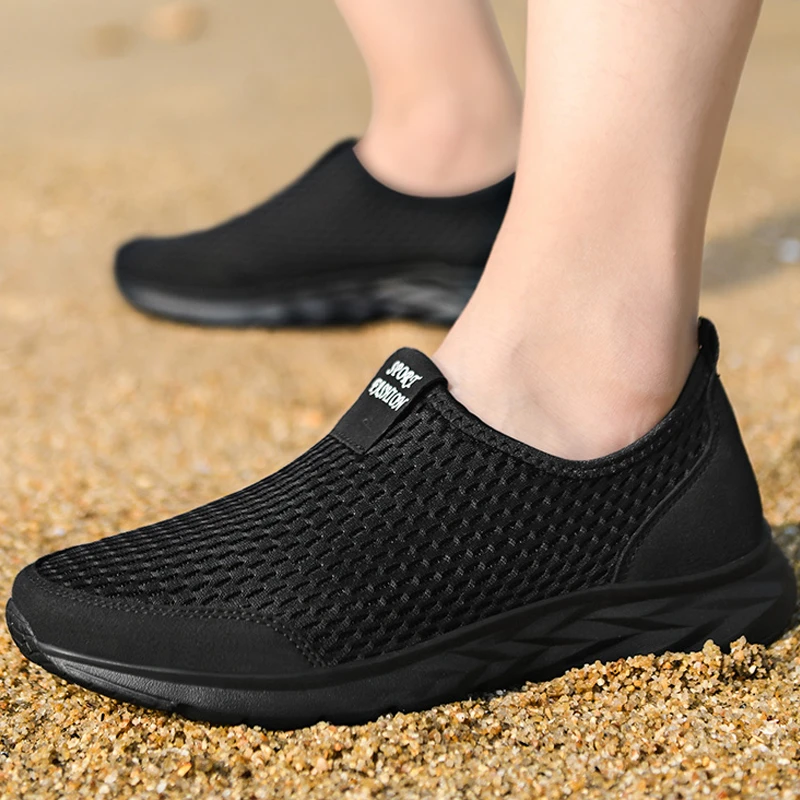 reloj Marcado Extinto Zapatos de correr para hombre, mocasines suaves de verano, ligeros, baratos,  de malla, para deportes al aire libre, 2022|Zapatillas de correr| -  AliExpress