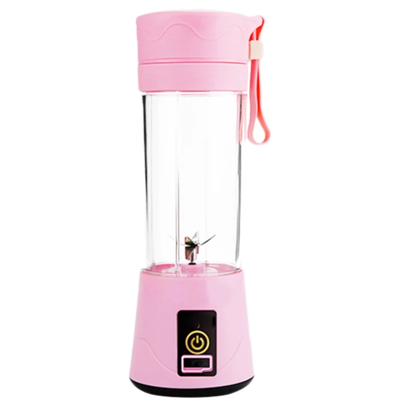 

380Ml Portable Juicer USB Rechargeable 6 Blades Juicer Smoothie Blender Machine Mixer Mini Juice Cup