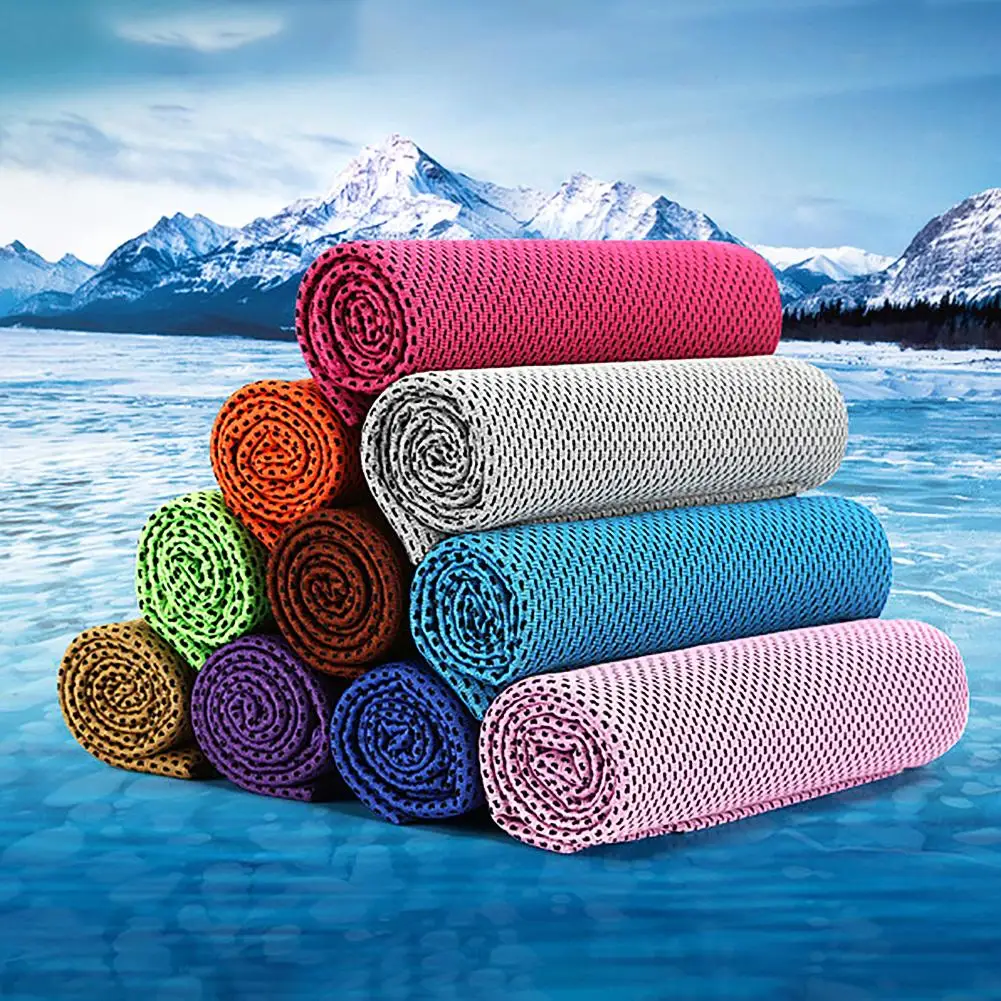 30x90cm Microfiber Sport Ice Towel Cooling Towel Ice Face Towel Quick