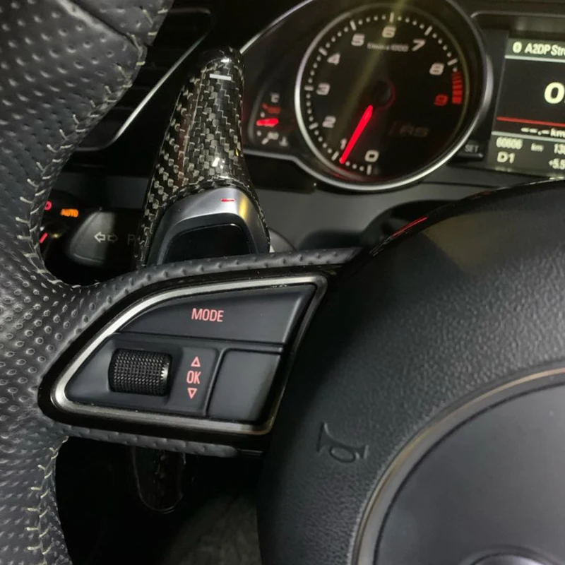 Paddle Shifter для Audi A5 S3 S5 S6 SQ5 RS3 RS6 RS7 2015 2016 2017 руль из углеродного волокна|Рулевые колеса