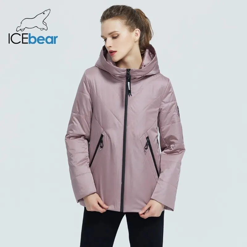ICEbear 2021 новая женская куртка осенняя модная повседневная одежда брендовая парка