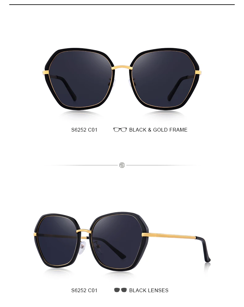 MERRYS дизайн женские модные квадратные Поляризованные Солнцезащитные очки женские роскошные брендовые трендовые солнцезащитные очки UV400 защита S6252