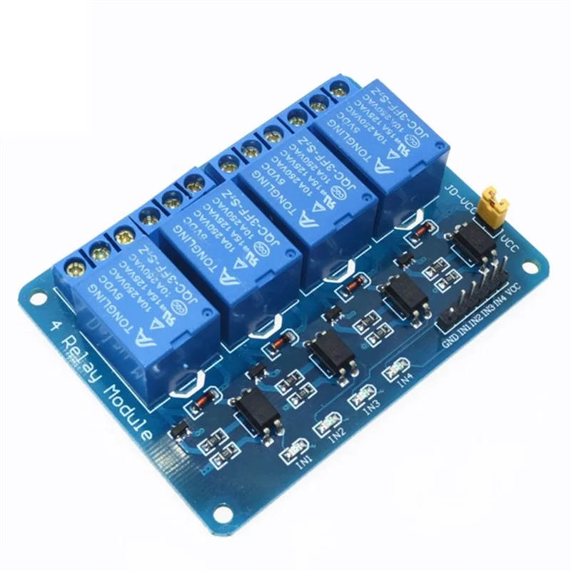 4 Channel Relay Module 4channel Relay Control Board With Optocoupler