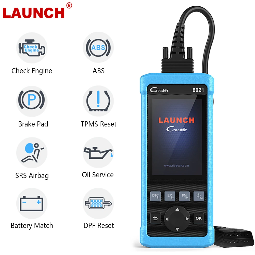 Запуск CR8021 OBD 2 автомобильное масло сканера сервис BMS EPB ABS SRS сброс Авто OBD2