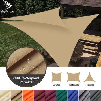 

Outdoor Awnings Waterproof Sun Shelter Triangle Sunshade Protection Outdoor Canopy Garden Patio Pool Shade Sail Awning Camping