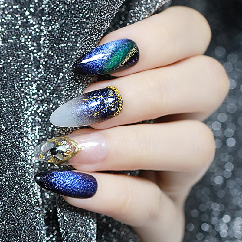Магнитный лак для ногтей DARADOSUN 9d Galaxy клей Aurora Starry SkyNail опал|Лак ногтей| |