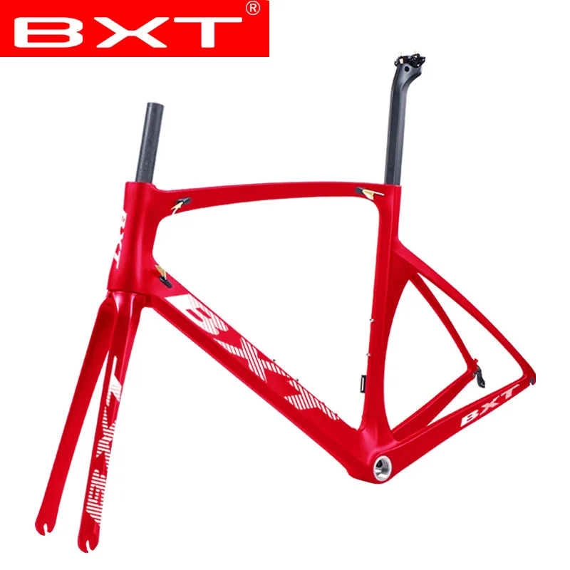 BXT T800 карбоновая рама для дорожного велосипеда велосипедный тормоз V DI2