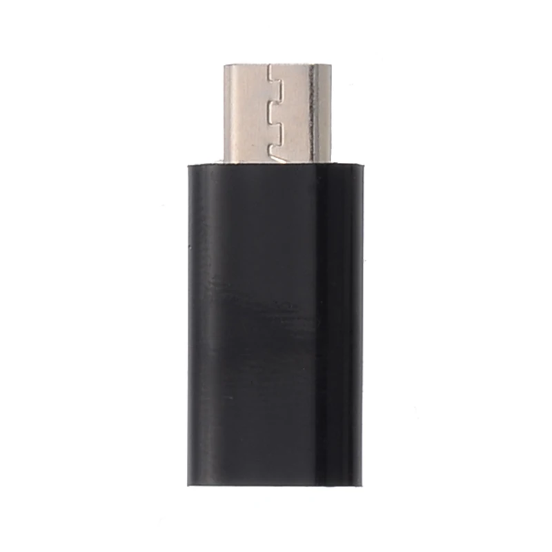 Mayitr High Quality Micro USB Male 5 Pin to USB 3.1 Type C Female Connector Data Adapter Converter Black White