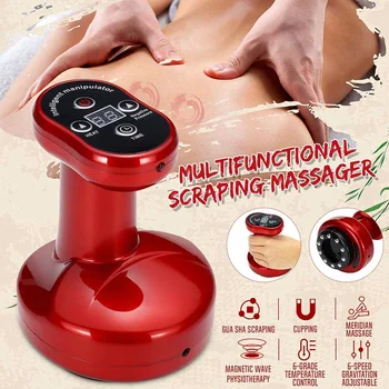

Guasha Suction Scraping Massager Electric Cupping Stimulate Acupoints Detoxification Massage Tool Magnetic Wave Physiotherapy