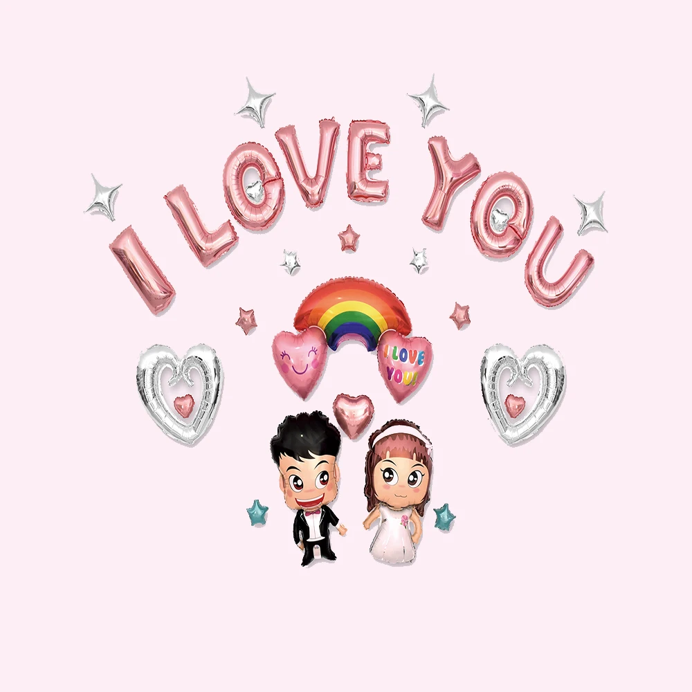 1 set of wedding aluminum foil globos bride and groom wedding anniversary balloons decoration wedding balloon 1 1 set of wedding aluminum foil globos bride and groom wedding anniversary balloons decoration wedding balloon 3