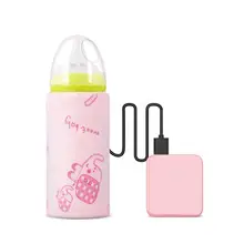 Портативный usb-подогреватель для бутылочек с молоком для новорожденного ребенка, подогреватель для коляски, автомобильная изолированная сумка с мешочком для подогрева молока