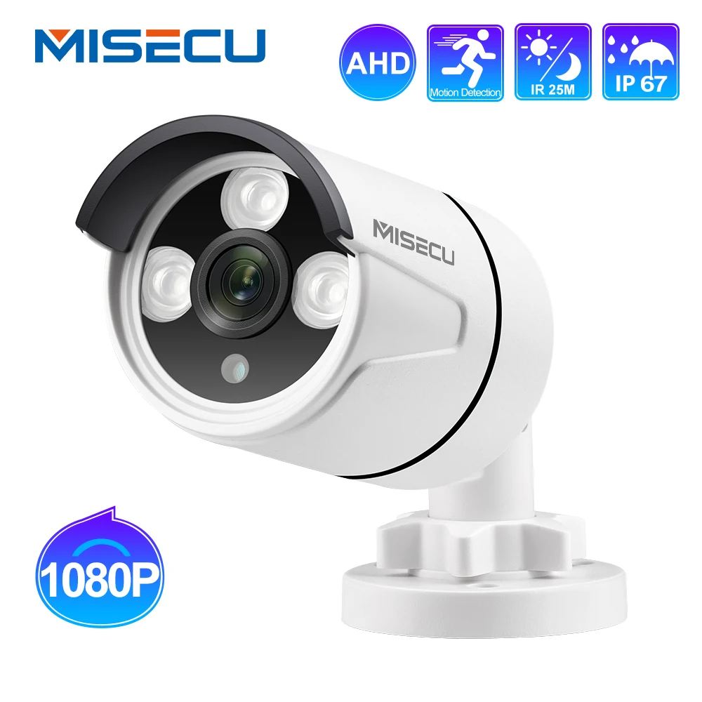 Камера видеонаблюдения MISECU AHD аналоговая с высоким разрешением 720/1080P|ahd camera 1080p|ir