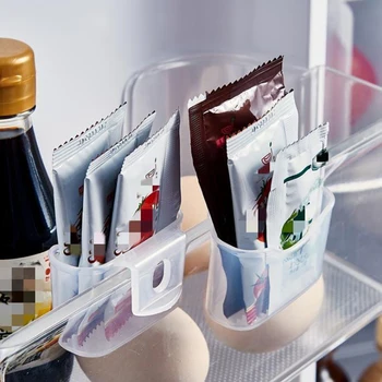 

2 Pcs Mini Storage Box Container Organizers Portable for Home Kitchen Refrigerators HYD88