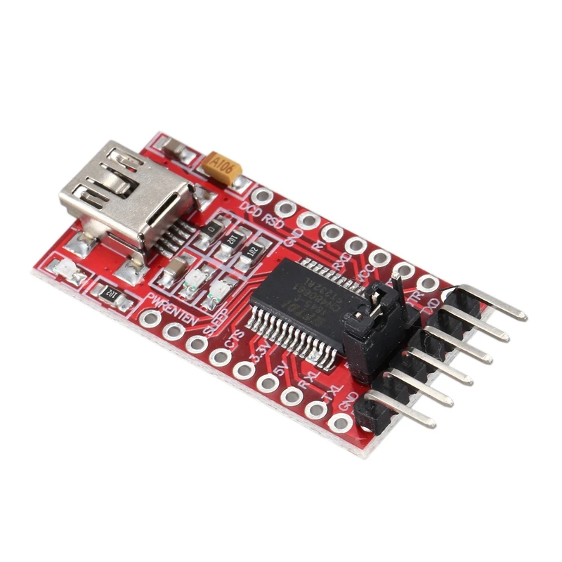 FT232RL FTDI USB 3 V 5V к TTL Серийный адаптер модуль для Arduino Mini Port|Платы управления