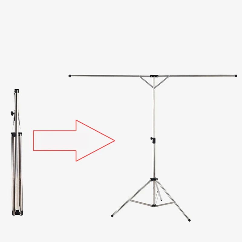 Нержавеющая сталь простой вешалка для одежды Garmentrack одежда dryingrack Вешалка Органайзер Домашний декор Мода тип T Fold