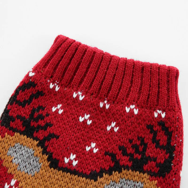 Зимние свитеры для домашних животных одежда с рисунком собаки мягкие теплые рождественские свитера для маленьких средних собак верхняя одежда для питомца вязание крючком одежда Джерси Perro
