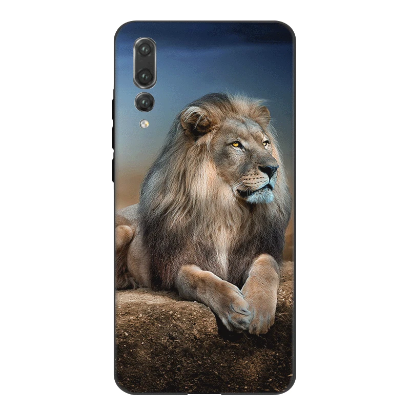Мобильный Силиконовый чехол для телефона для Honor Note 10 View 20 6A 7A 7C 7X8 8X 8C 9X9 Lite Pro Cover Lion Animal Diy Роскошная Высококачественная сумка - Цвет: B10