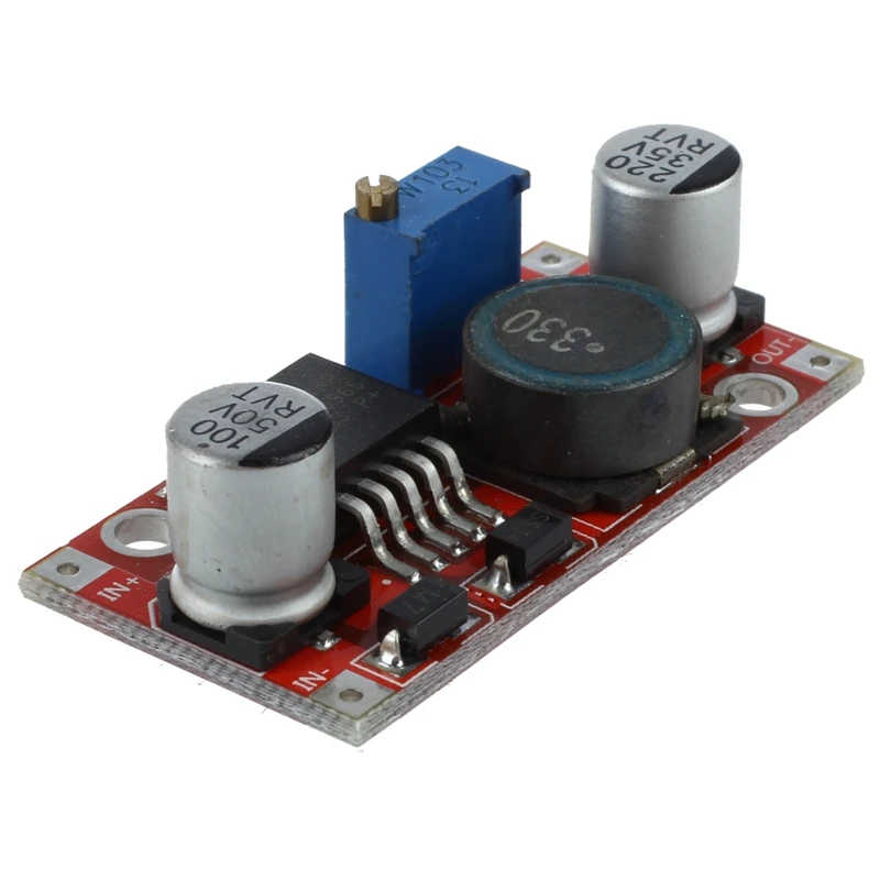 MOOL 10 шт. DC-DC LM2596 преобразователь понижающий Регулируемый Модуль питания 1,5-35 в